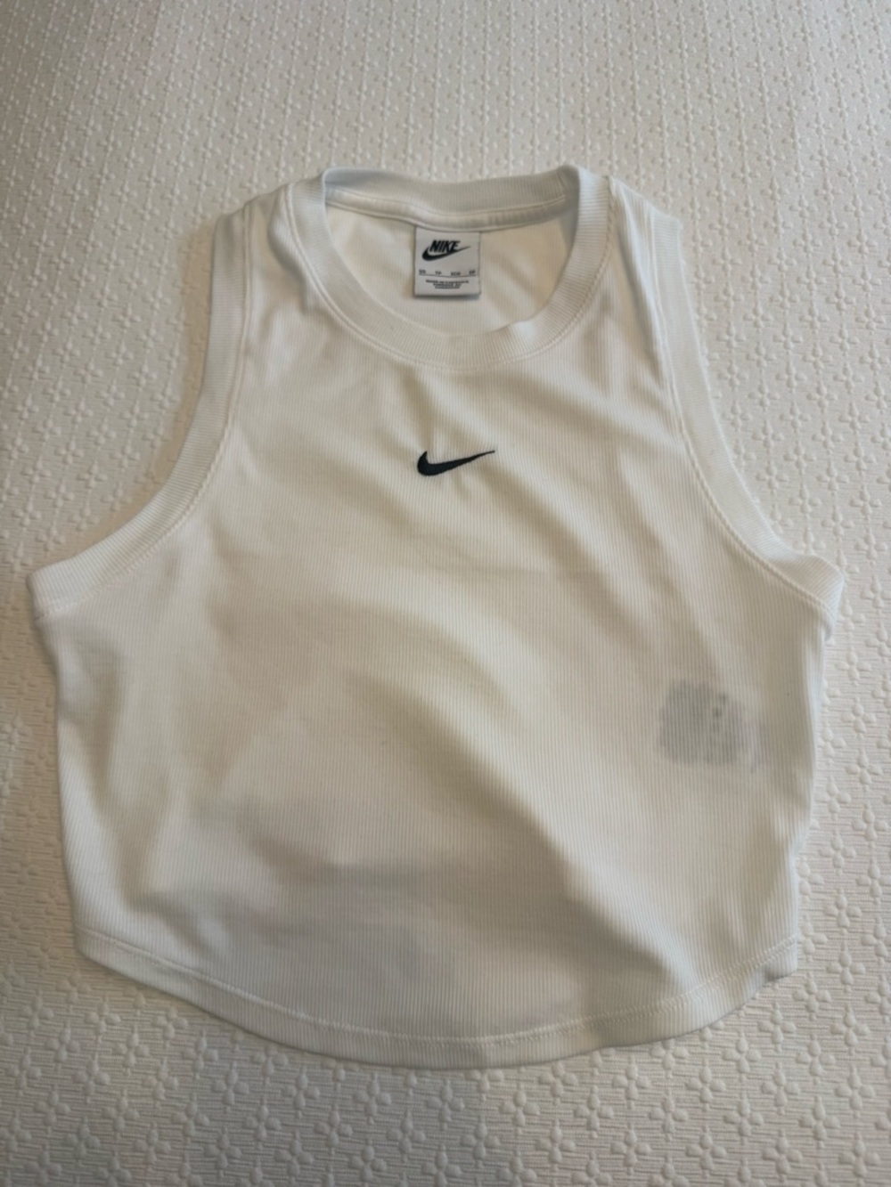 Nike Ribbed Crop Top - Picture 3 of 5